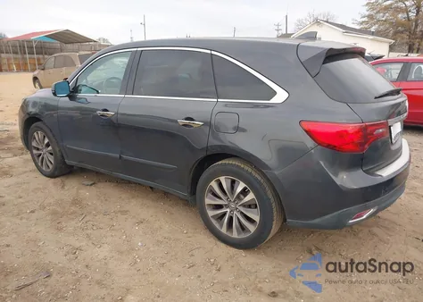 2014 Acura Mdx Technology Package z USA, uszkodzony, nr VIN 5FRYD3H43EB012196